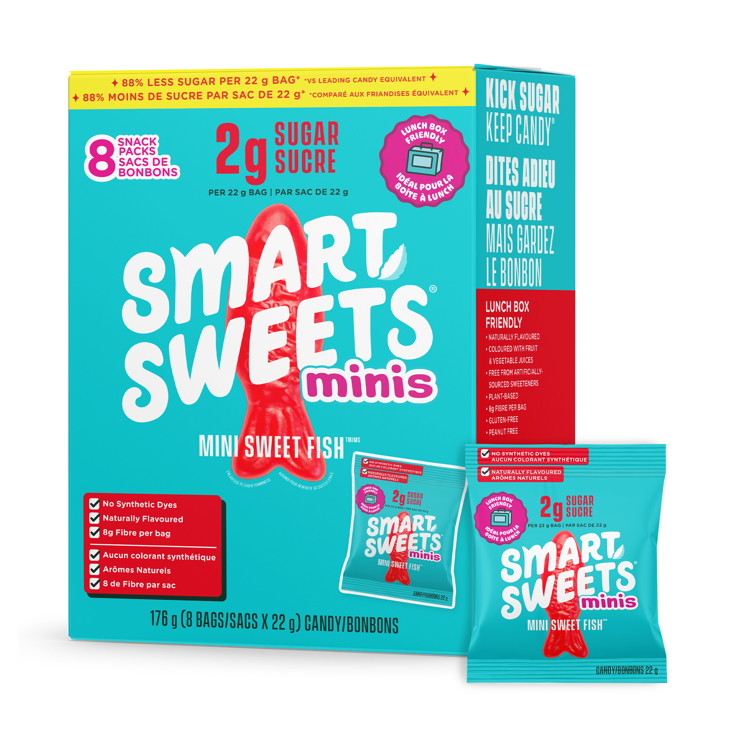 Minis: Sweet Fish™ - Low Sugar Gummy Candy | SmartSweets
