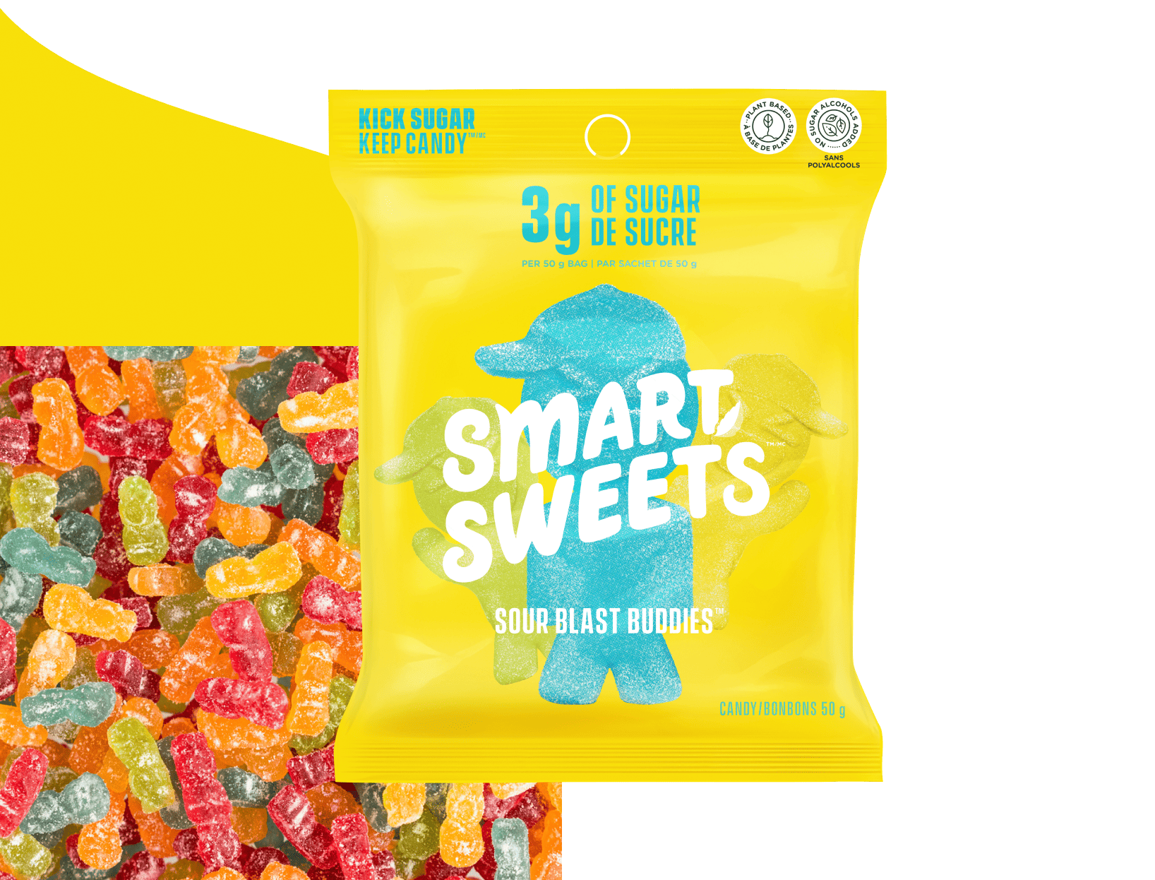 Sour Blast Buddies - Low Sugar Gummy Candy – SmartSweets