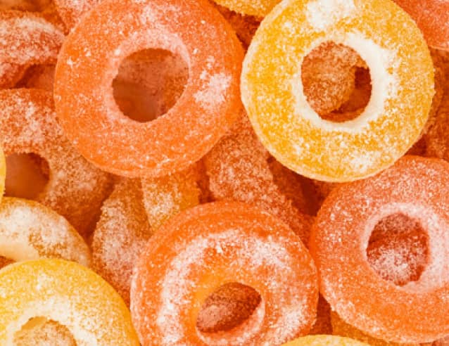 Pile of Peach Rings