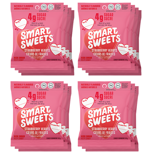 Strawberry Hearts (14 x 50g bags)