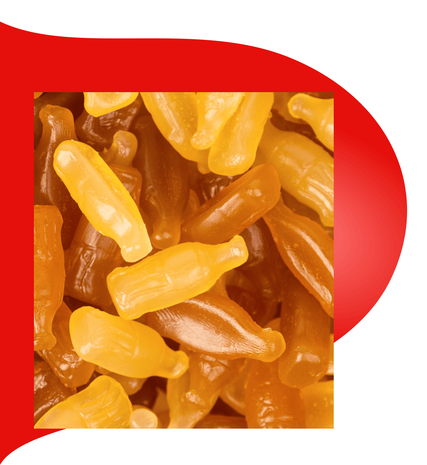 Pile of Cola Gummies