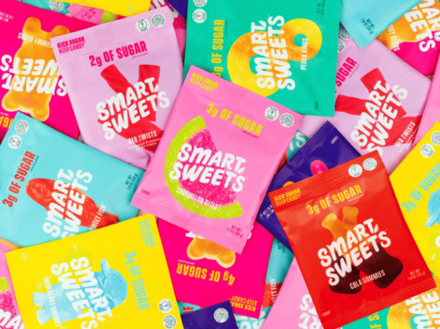 Pile of SmartSweets pouches