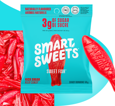 Fish Type Sweet Sweet Fish™ - Low Sugar Gummy Candy | SmartSweets