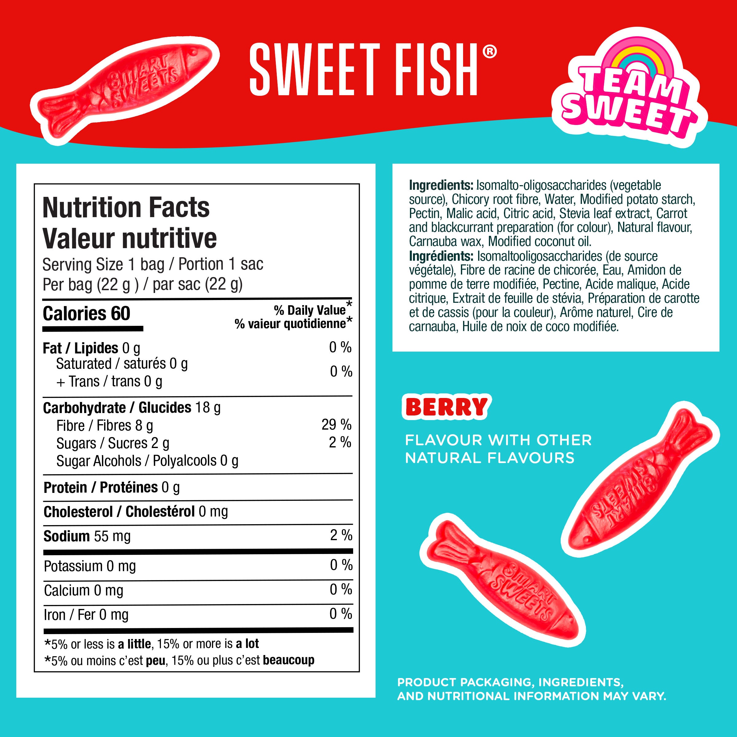 Sweet Fish™ - Gummy Candy med lavt sukkerindhold | SmartSweets
