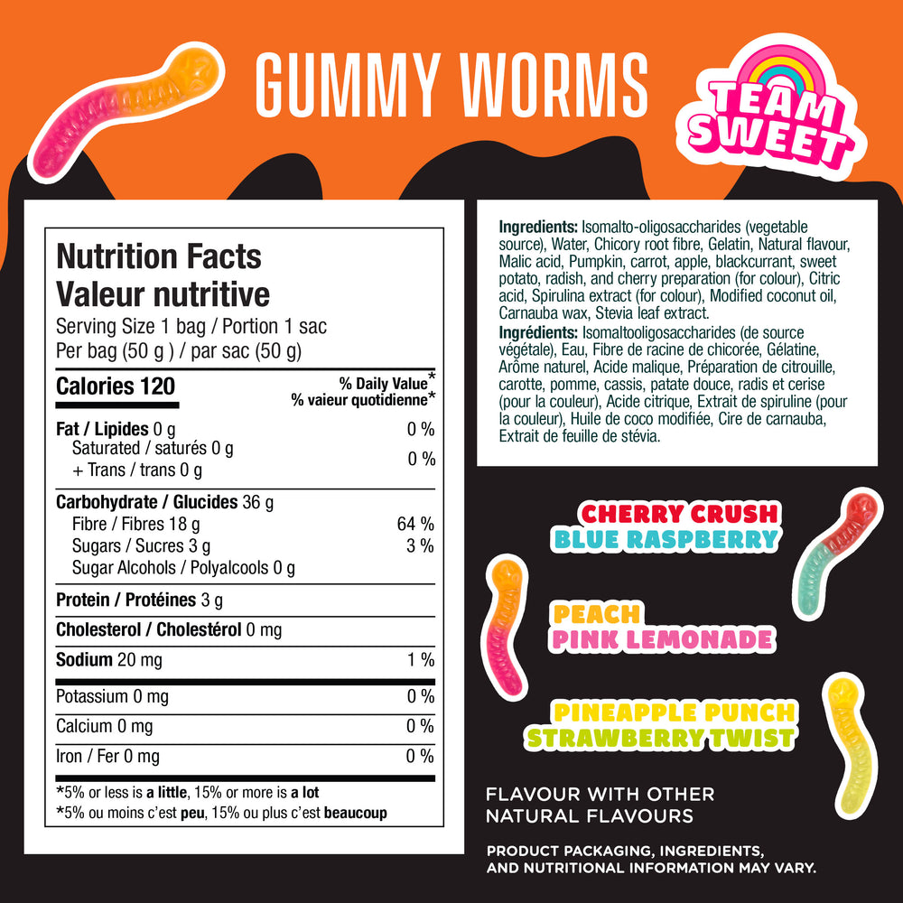 Halloween Gummy Worms