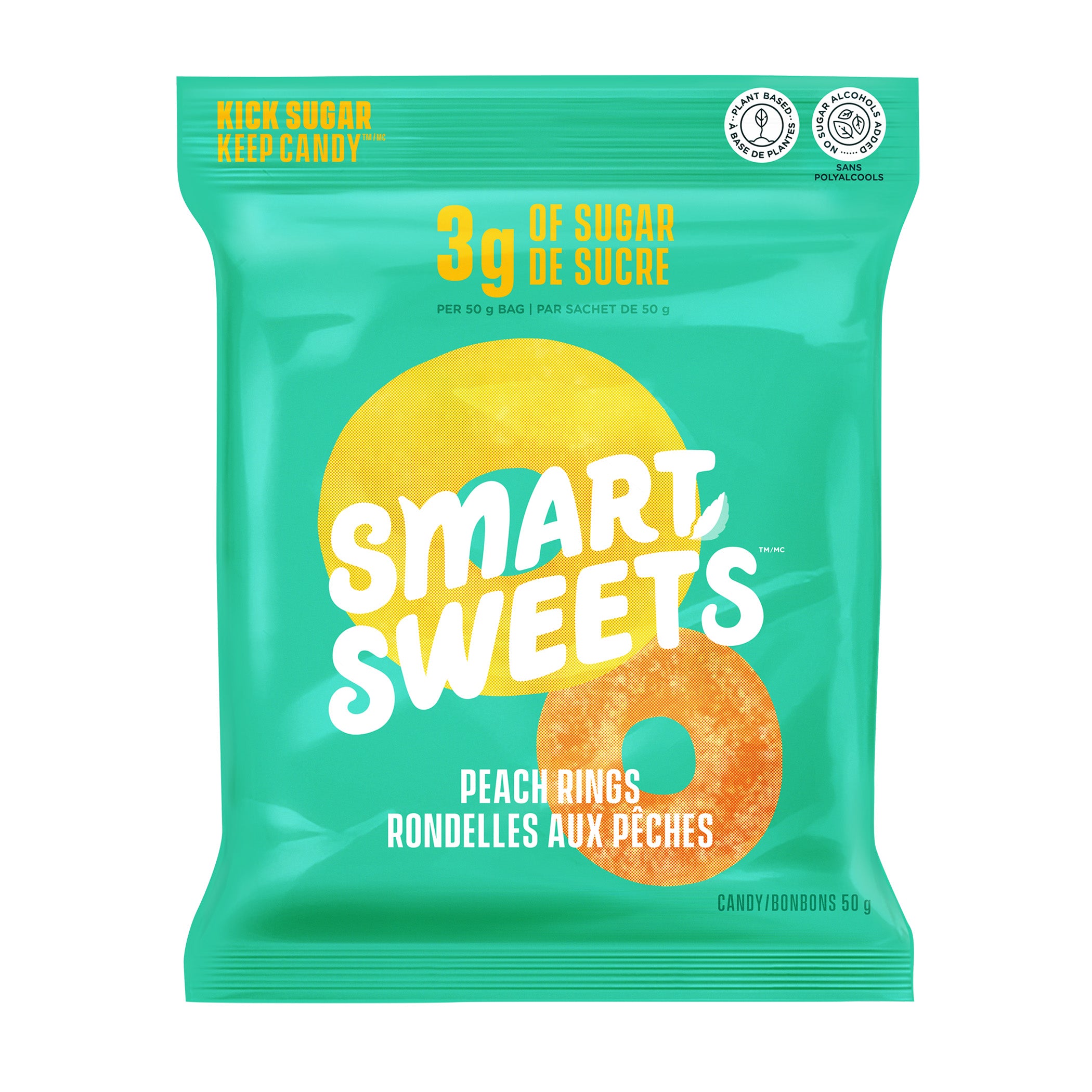 Peach Rings - Low Sugar Gummy Candy | SmartSweets